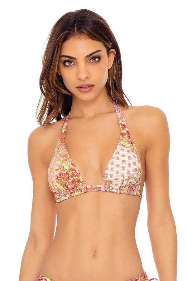 Luli Fama Gypsy Dream Triangle Halter Top